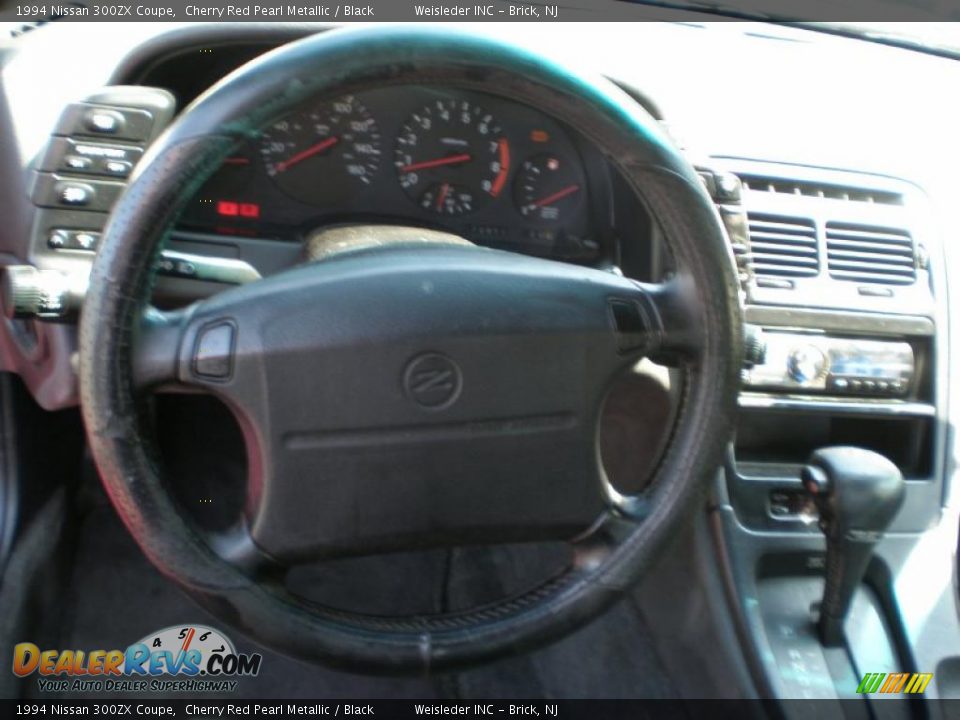 1994 Nissan 300ZX Coupe Cherry Red Pearl Metallic / Black Photo #12