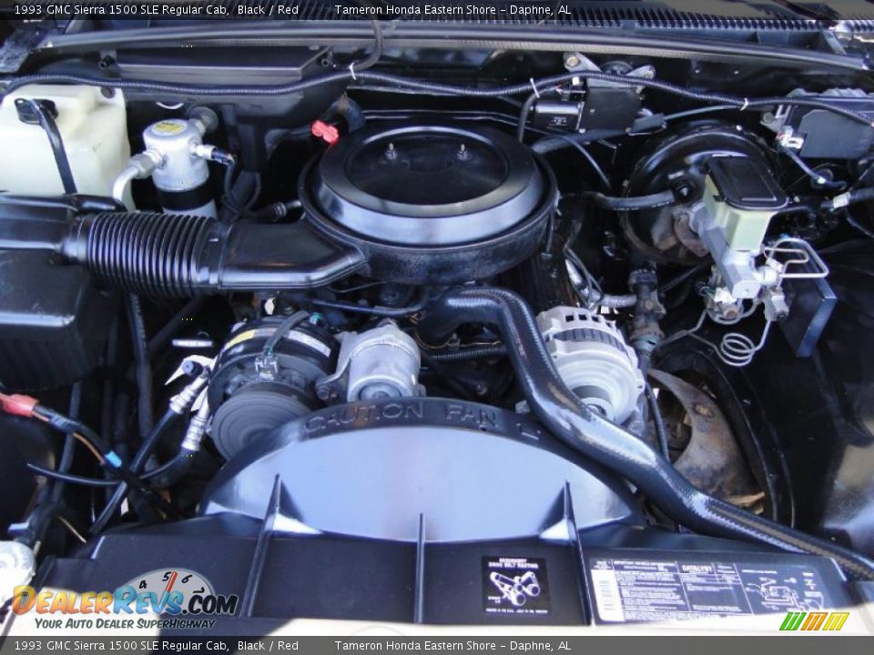 1993 GMC Sierra 1500 SLE Regular Cab 5.7 Liter OHV 16-Valve V8 Engine Photo #23