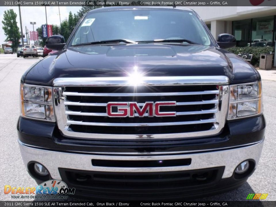 2011 GMC Sierra 1500 SLE All Terrain Extended Cab Onyx Black / Ebony Photo #2