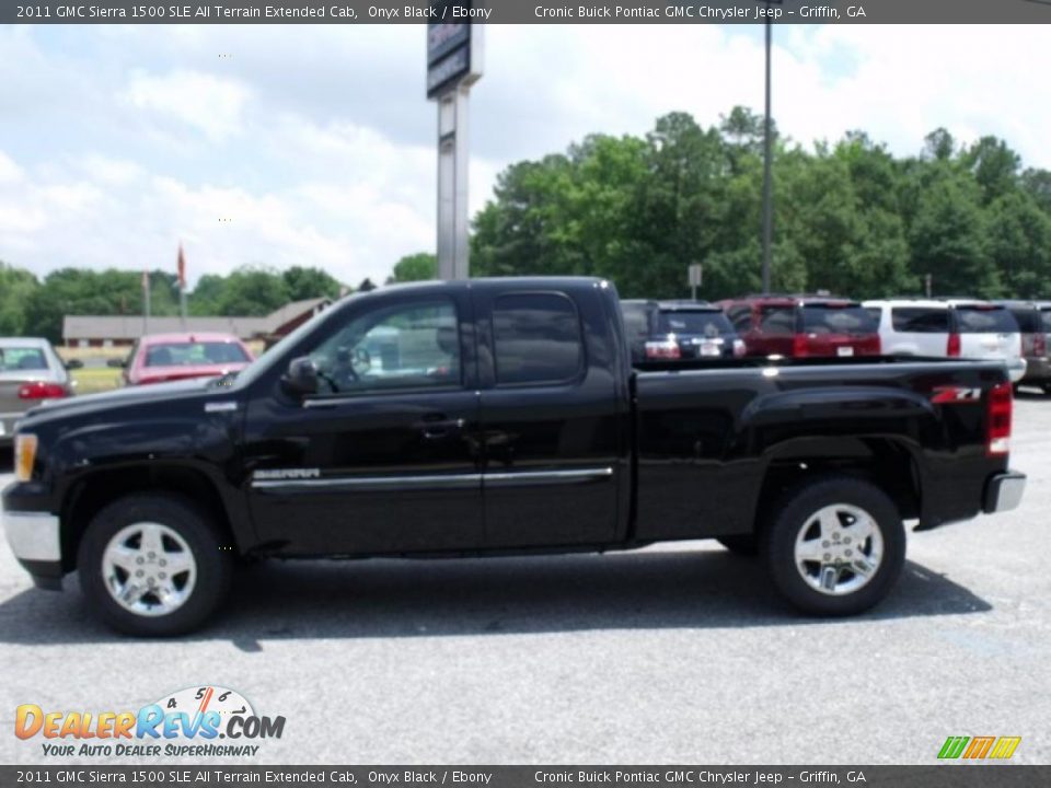 2011 GMC Sierra 1500 SLE All Terrain Extended Cab Onyx Black / Ebony Photo #4