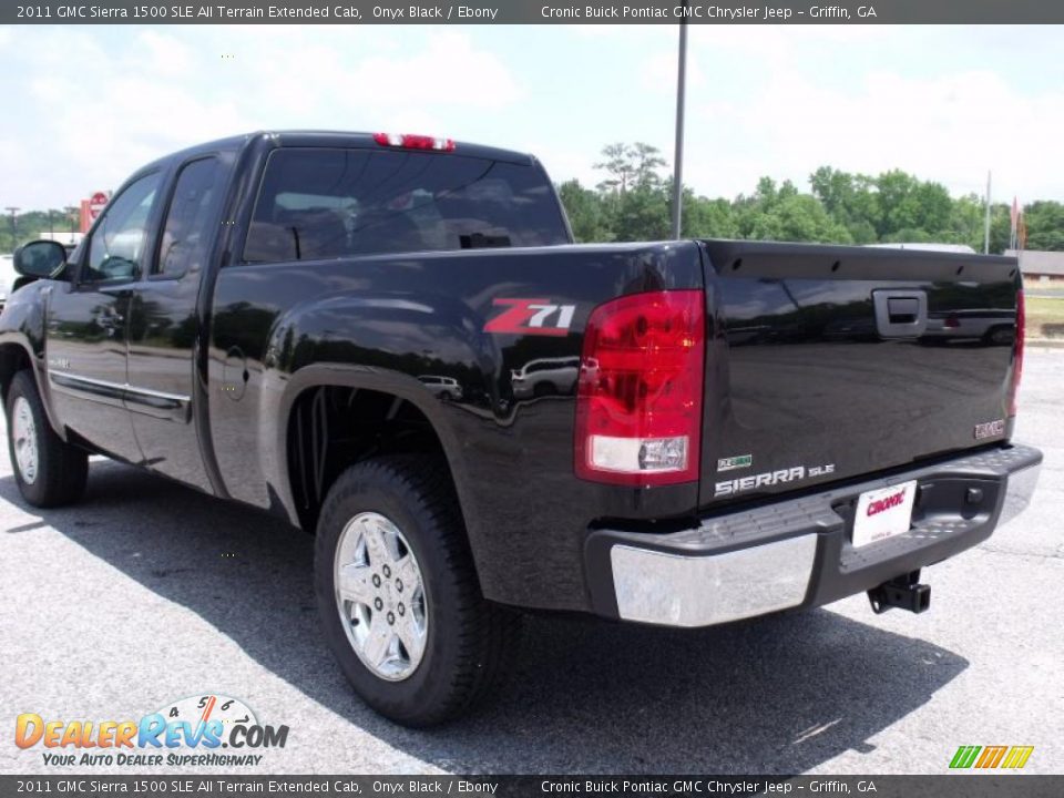 2011 GMC Sierra 1500 SLE All Terrain Extended Cab Onyx Black / Ebony Photo #5