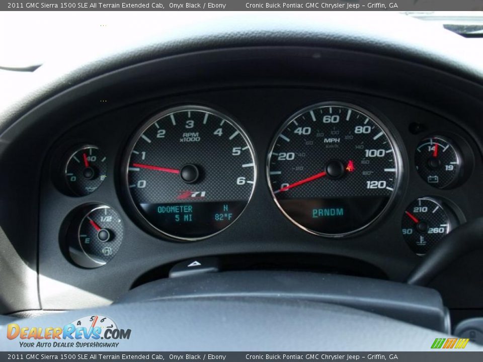 2011 GMC Sierra 1500 SLE All Terrain Extended Cab Gauges Photo #17