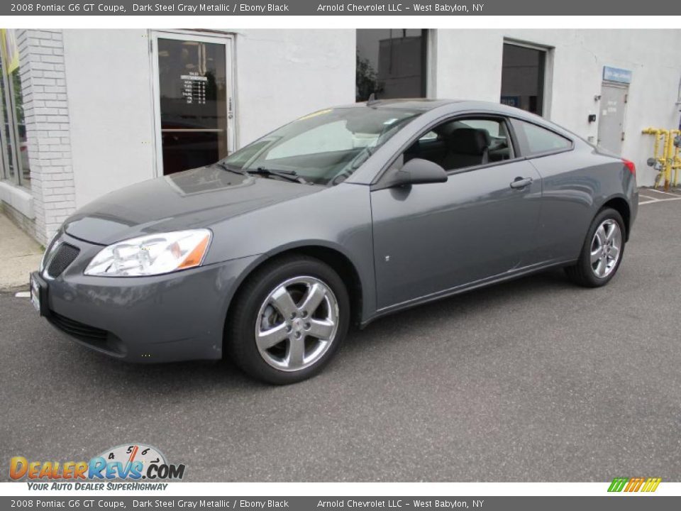 2008 Pontiac G6 GT Coupe Dark Steel Gray Metallic / Ebony Black Photo #1