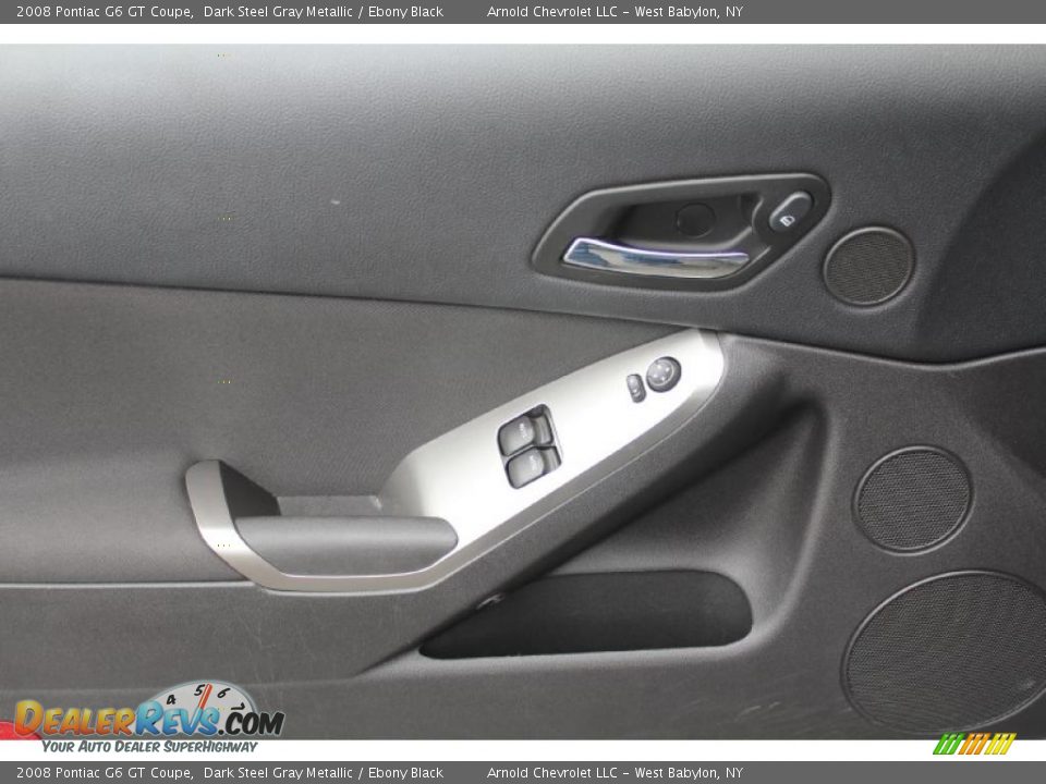 2008 Pontiac G6 GT Coupe Dark Steel Gray Metallic / Ebony Black Photo #9