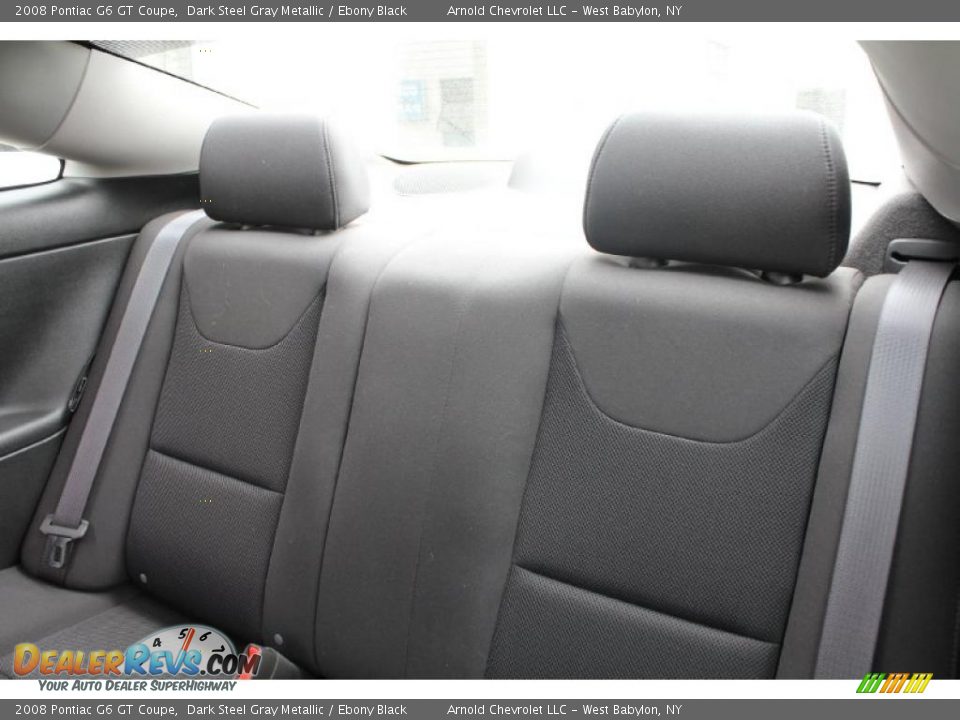2008 Pontiac G6 GT Coupe Dark Steel Gray Metallic / Ebony Black Photo #16