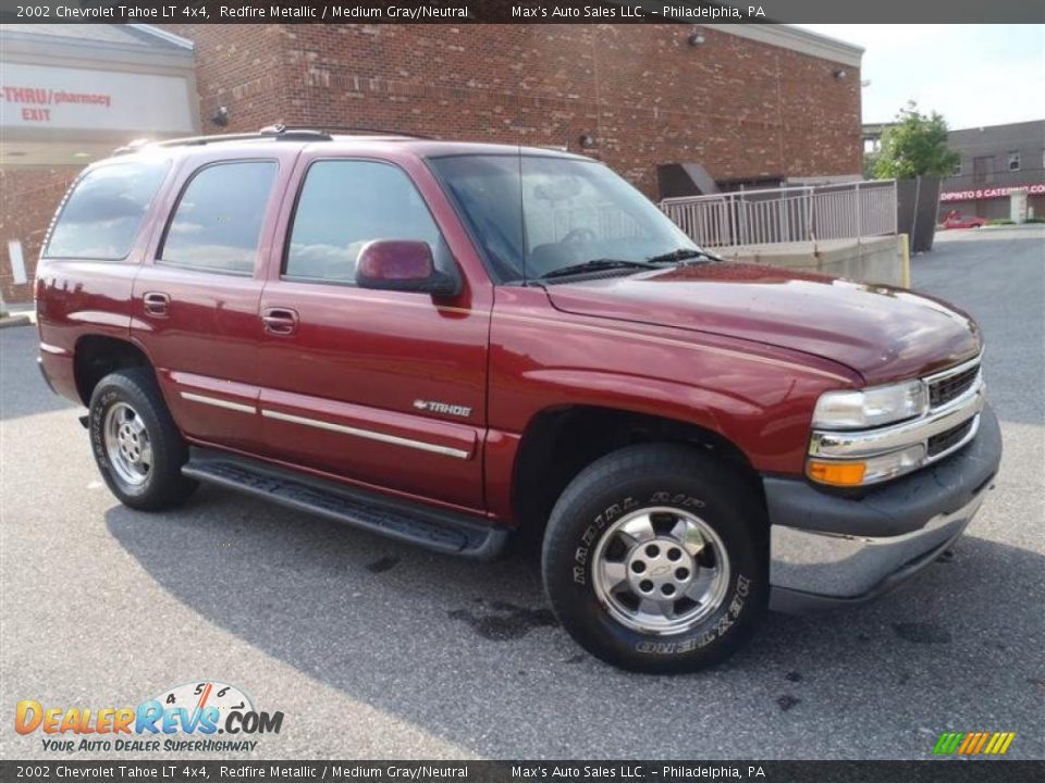 2002 Chevrolet Tahoe LT 4x4 Redfire Metallic / Medium Gray/Neutral Photo #2