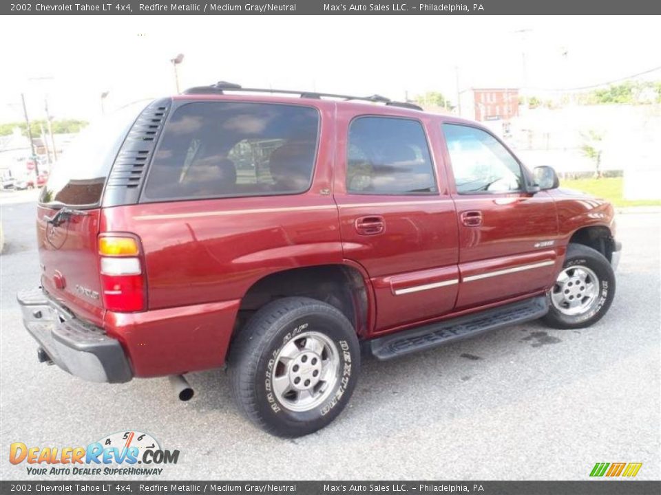 2002 Chevrolet Tahoe LT 4x4 Redfire Metallic / Medium Gray/Neutral Photo #3