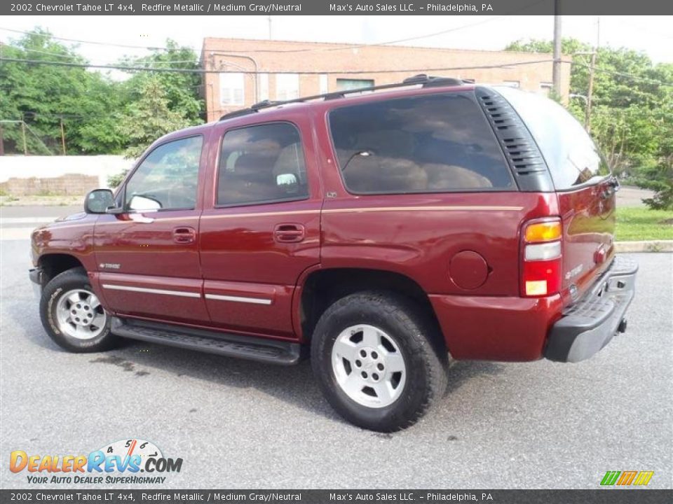 2002 Chevrolet Tahoe LT 4x4 Redfire Metallic / Medium Gray/Neutral Photo #4