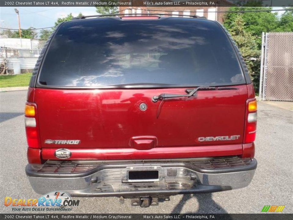 2002 Chevrolet Tahoe LT 4x4 Redfire Metallic / Medium Gray/Neutral Photo #12
