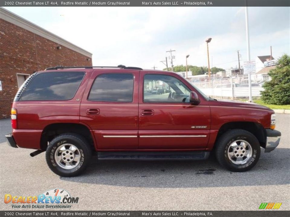 2002 Chevrolet Tahoe LT 4x4 Redfire Metallic / Medium Gray/Neutral Photo #13