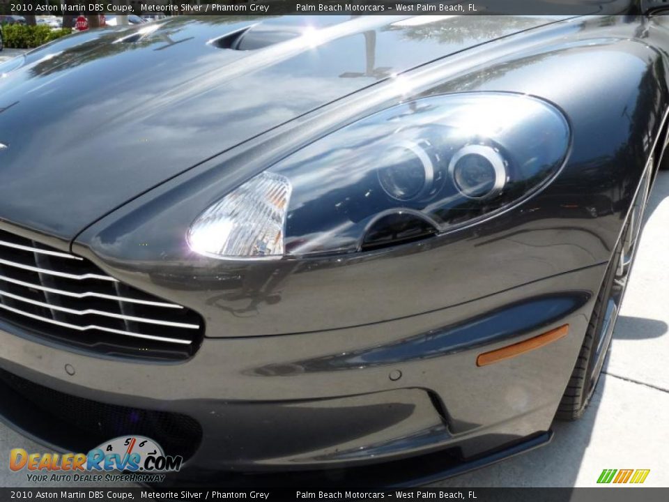2010 Aston Martin DBS Coupe Meteorite Silver / Phantom Grey Photo #11