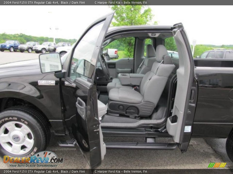 Dark Flint Interior 2004 Ford F150 Stx Regular Cab 4x4