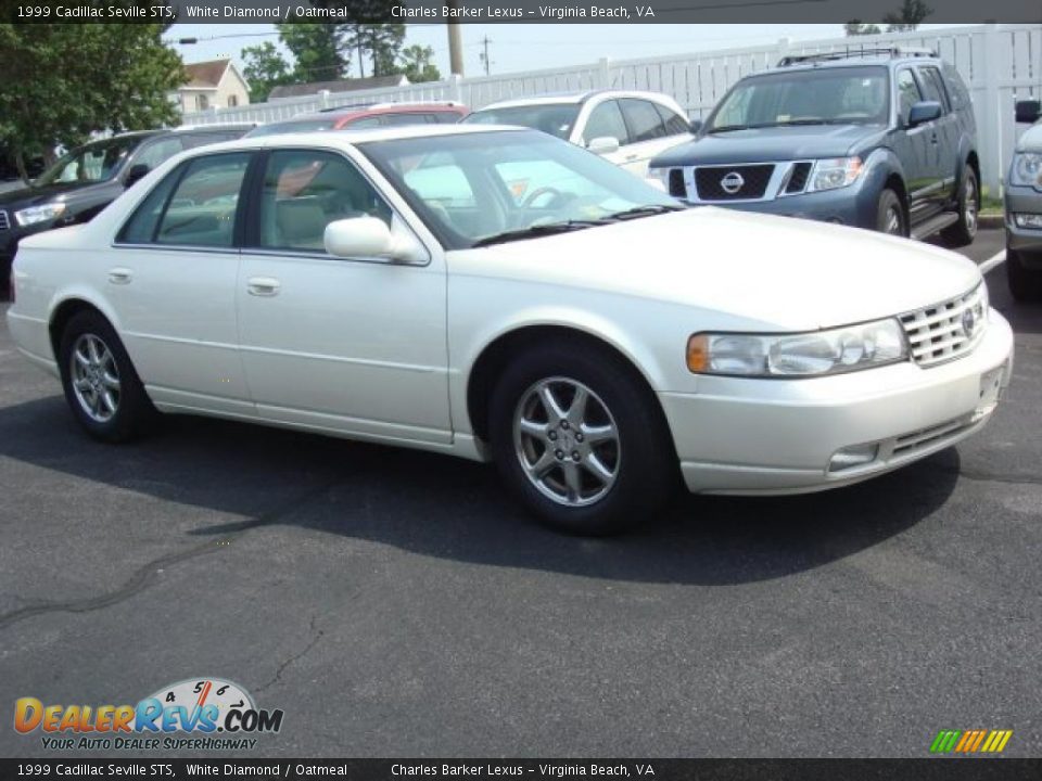 1999 Cadillac Seville STS White Diamond / Oatmeal Photo #2