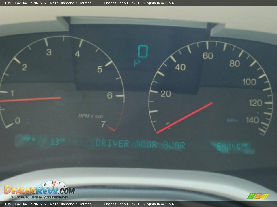 1999 Cadillac Seville STS White Diamond / Oatmeal Photo #12