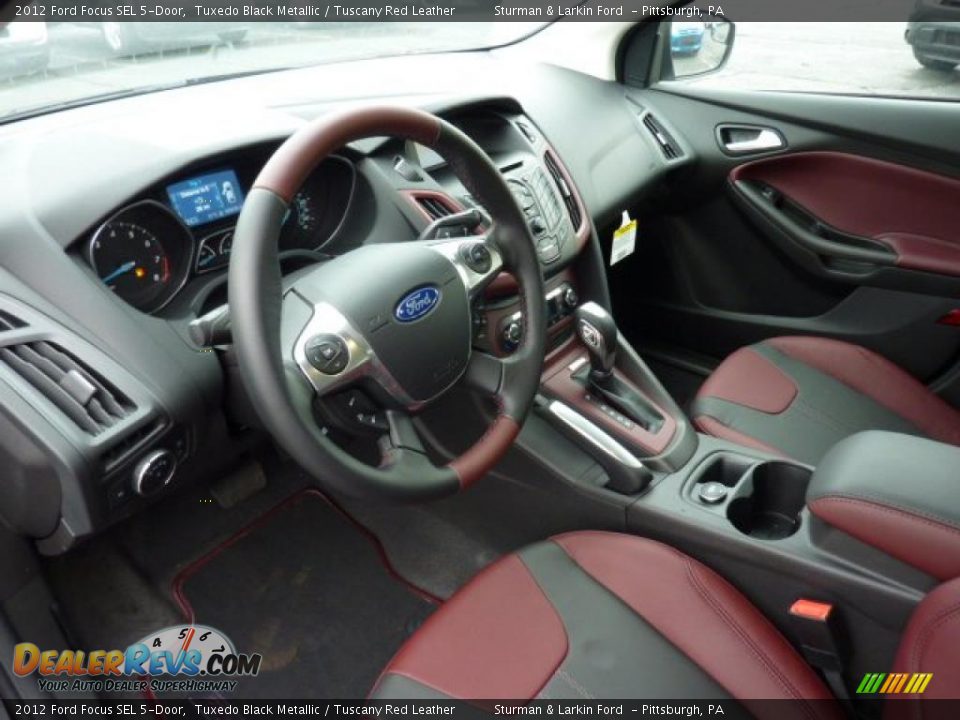 Tuscany Red Leather Interior 2012 Ford Focus Sel 5 Door