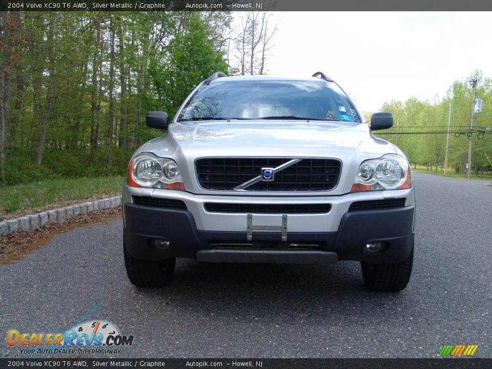 2004 Volvo XC90 T6 AWD Silver Metallic / Graphite Photo #2