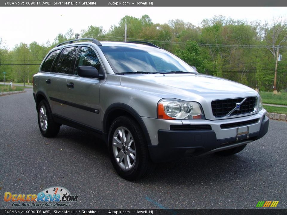 2004 Volvo XC90 T6 AWD Silver Metallic / Graphite Photo #3