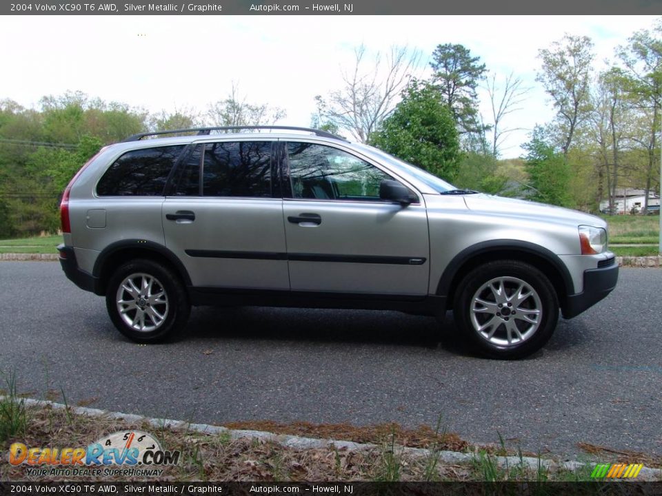 2004 Volvo XC90 T6 AWD Silver Metallic / Graphite Photo #4