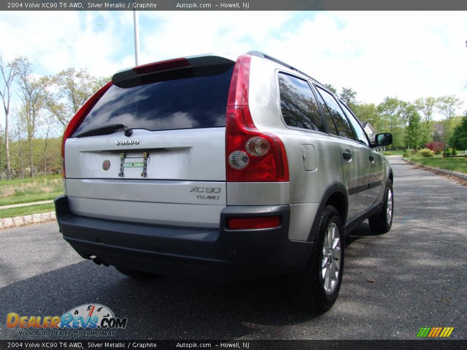 2004 Volvo XC90 T6 AWD Silver Metallic / Graphite Photo #5
