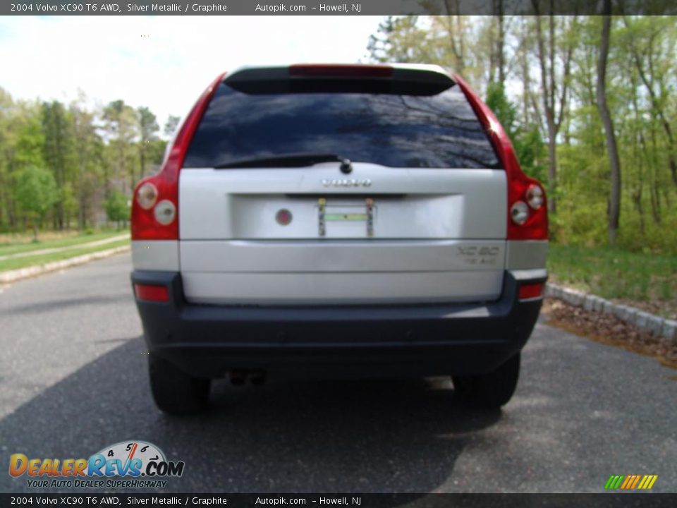 2004 Volvo XC90 T6 AWD Silver Metallic / Graphite Photo #6