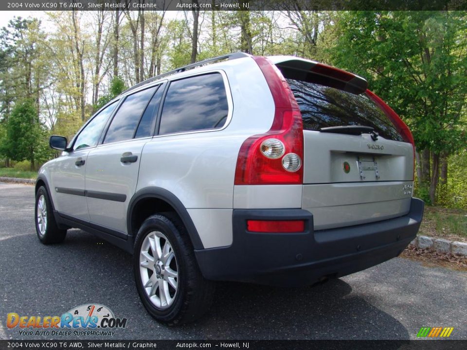 2004 Volvo XC90 T6 AWD Silver Metallic / Graphite Photo #8