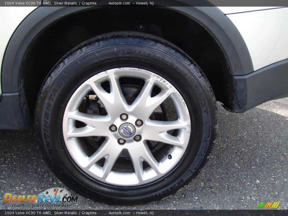 2004 Volvo XC90 T6 AWD Silver Metallic / Graphite Photo #10