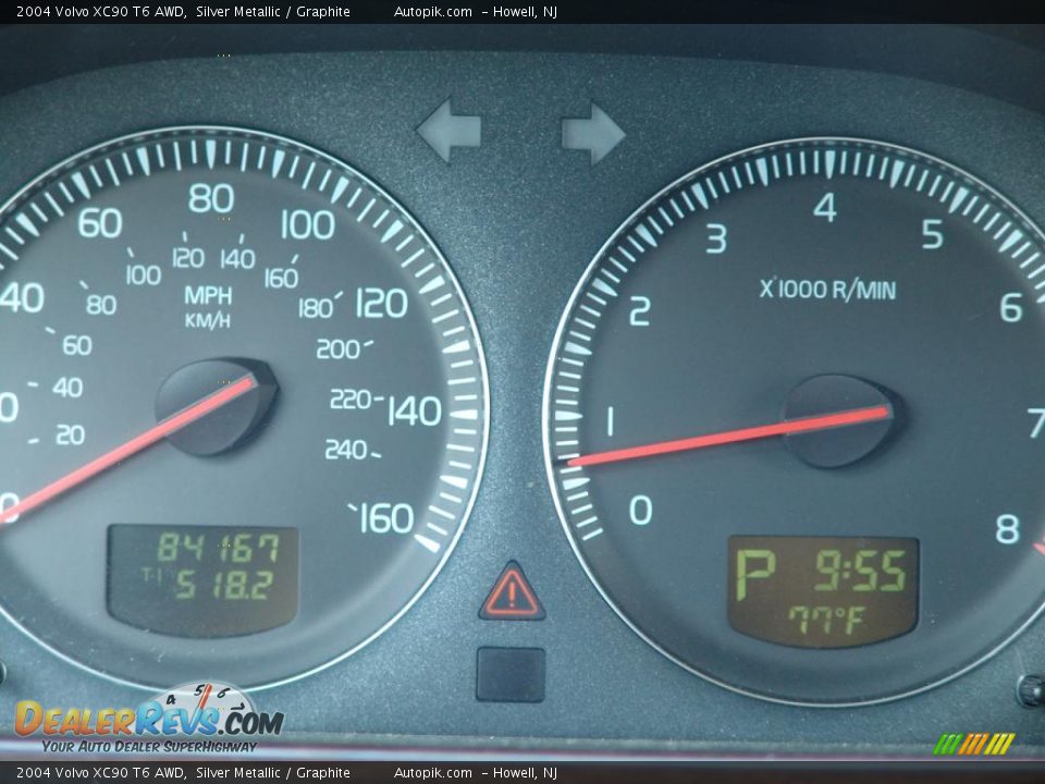 2004 Volvo XC90 T6 AWD Silver Metallic / Graphite Photo #15