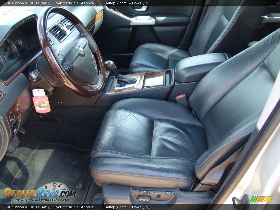 2004 Volvo XC90 T6 AWD Silver Metallic / Graphite Photo #19