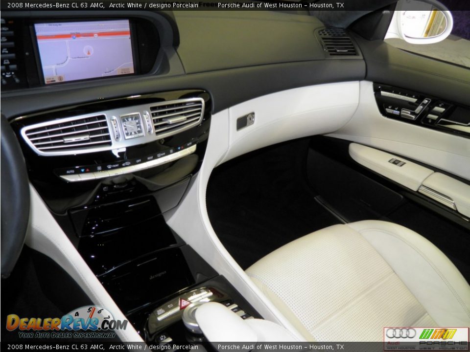 2008 Mercedes-Benz CL 63 AMG Arctic White / designo Porcelain Photo #9