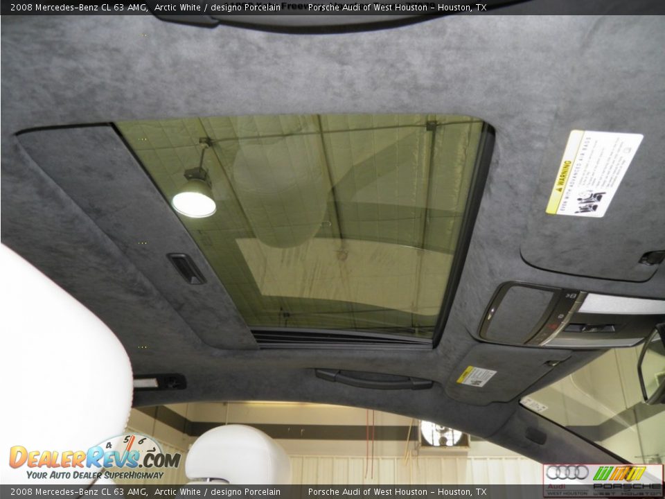 2008 Mercedes-Benz CL 63 AMG Arctic White / designo Porcelain Photo #13