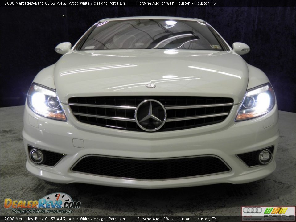 2008 Mercedes-Benz CL 63 AMG Arctic White / designo Porcelain Photo #19
