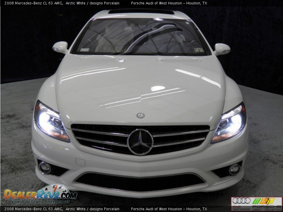 2008 Mercedes-Benz CL 63 AMG Arctic White / designo Porcelain Photo #20
