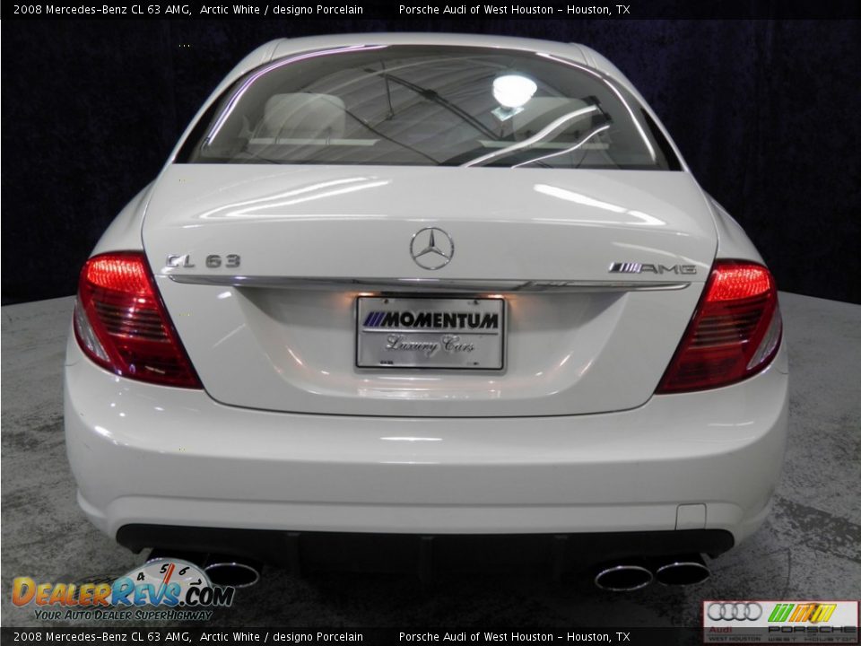 2008 Mercedes-Benz CL 63 AMG Arctic White / designo Porcelain Photo #21