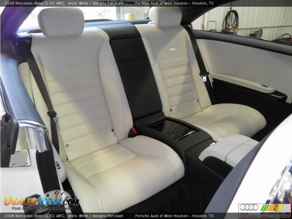 2008 Mercedes-Benz CL 63 AMG Arctic White / designo Porcelain Photo #27