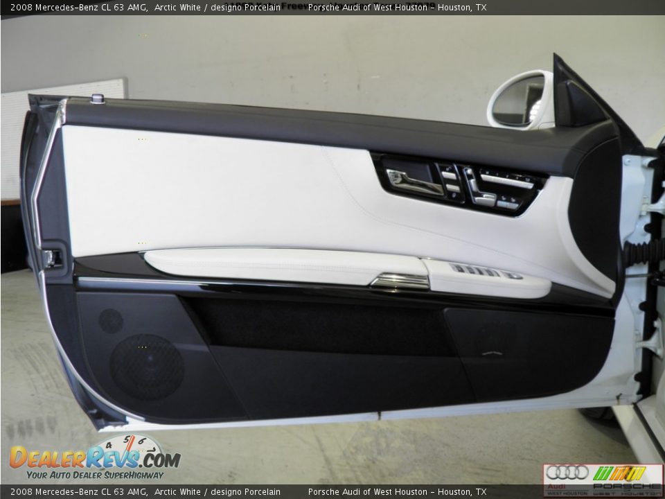 2008 Mercedes-Benz CL 63 AMG Arctic White / designo Porcelain Photo #28