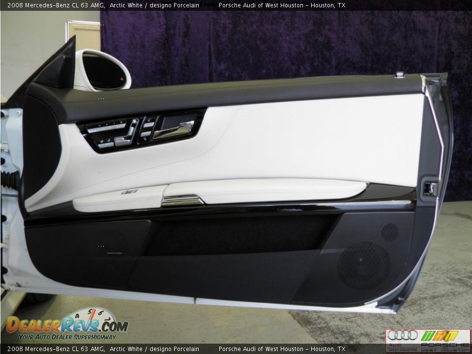 2008 Mercedes-Benz CL 63 AMG Arctic White / designo Porcelain Photo #29
