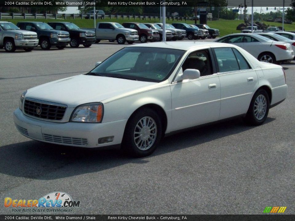 2004 Cadillac DeVille DHS White Diamond / Shale Photo #11