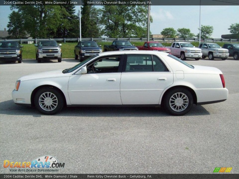 White Diamond 2004 Cadillac DeVille DHS Photo #13