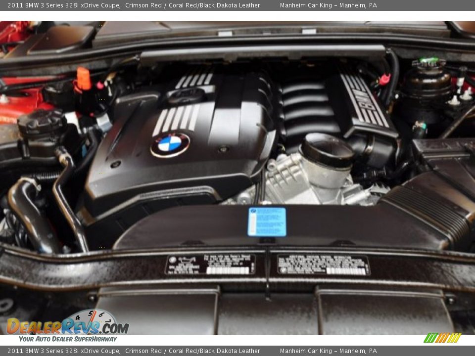 2011 BMW 3 Series 328i xDrive Coupe 3.0 Liter DOHC 24-Valve VVT Inline 6 Cylinder Engine Photo #20