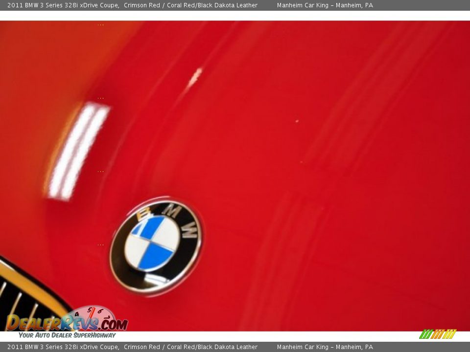 2011 BMW 3 Series 328i xDrive Coupe Crimson Red / Coral Red/Black Dakota Leather Photo #21