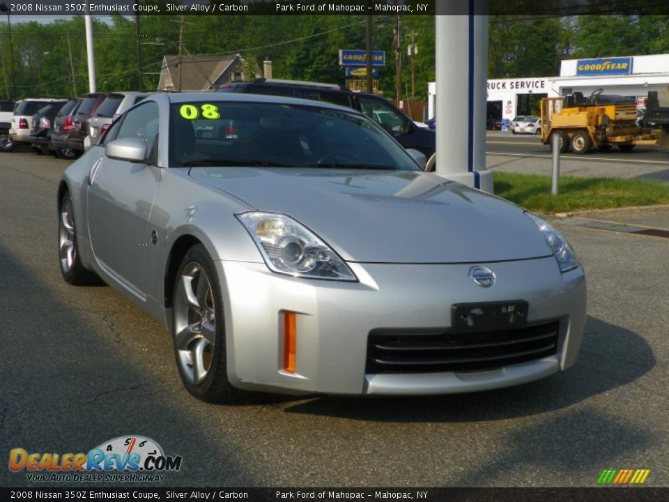 Front 3/4 View of 2008 Nissan 350Z Enthusiast Coupe Photo #7