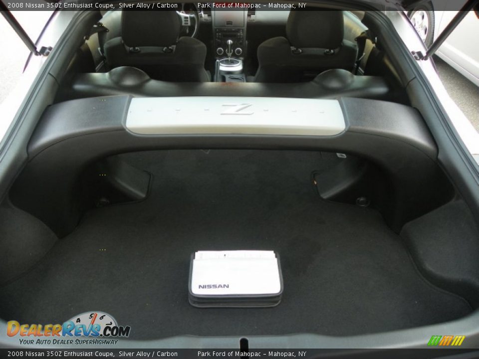 2008 Nissan 350Z Enthusiast Coupe Silver Alloy / Carbon Photo #19