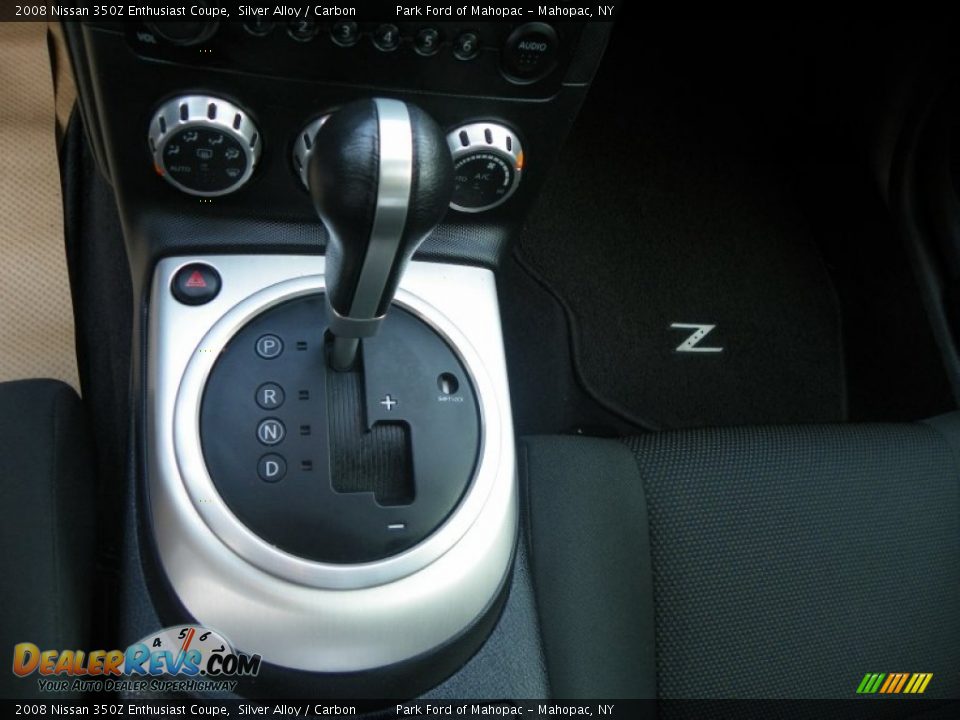 2008 Nissan 350Z Enthusiast Coupe Silver Alloy / Carbon Photo #20