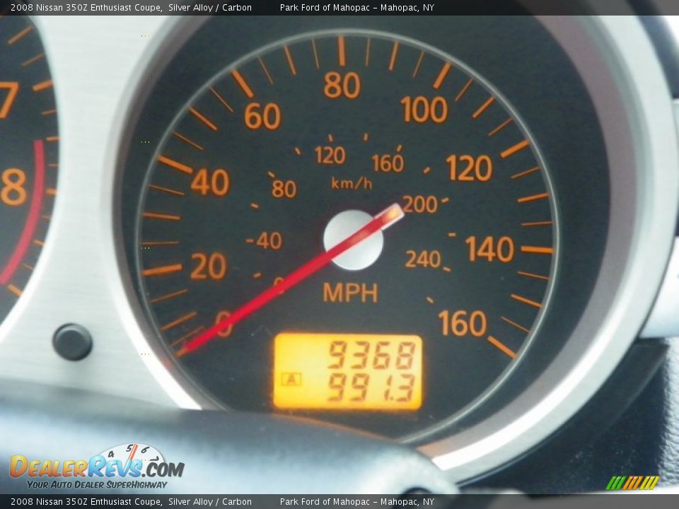 2008 Nissan 350Z Enthusiast Coupe Silver Alloy / Carbon Photo #22
