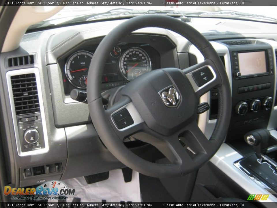 2011 Dodge Ram 1500 Sport R/T Regular Cab Steering Wheel Photo #10