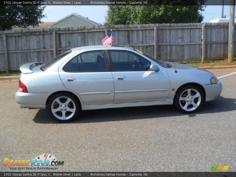 Molten Silver 2002 Nissan Sentra SE-R Spec V Photo #4