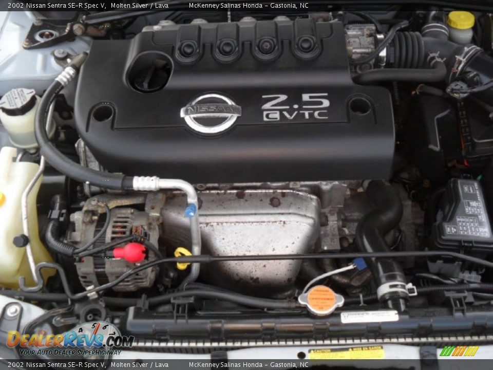 2002 Nissan Sentra SE-R Spec V 2.5L DOHC 16V 4 Cylinder Engine Photo #25