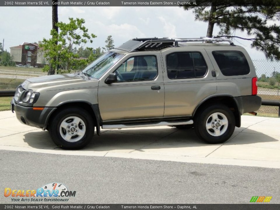 Gold Rush Metallic 2002 Nissan Xterra SE V6 Photo #8