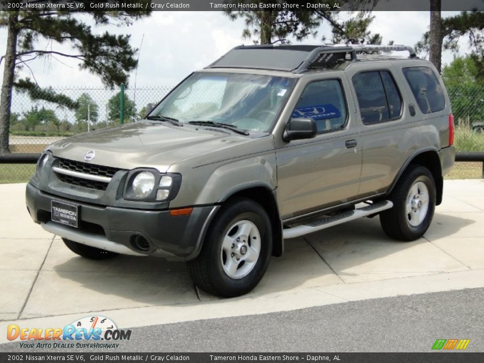 Front 3/4 View of 2002 Nissan Xterra SE V6 Photo #10
