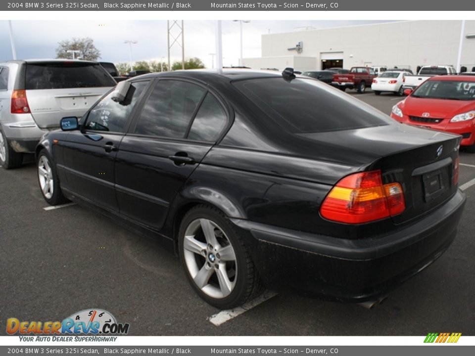 2004 BMW 3 Series 325i Sedan Black Sapphire Metallic / Black Photo #3